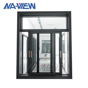 China Black Aluminum Casement Windows Sliding Open anodized Surface on sale