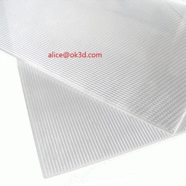 Thick Lenticular Material Cylinder Lens 25 LPI 4.1MM thickness lenticular for UV flatbed Printer and Inkjet print