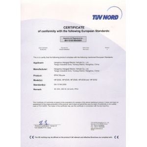 HANGZHOU DREAM WHEEL TECHNOLOGY CO.,LTD. Certifications