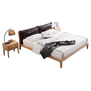 Cheap King Bed Plywood Design Modern Bedroom Furniture wholesale