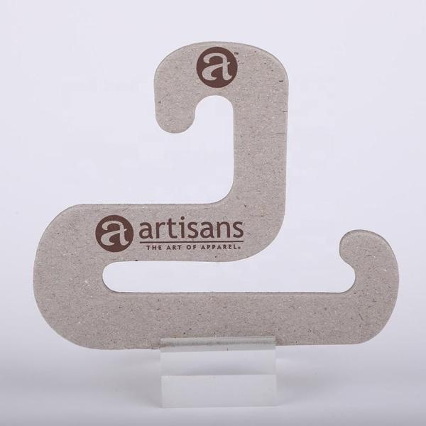 Custom Cardboard Hangers Socks Packaging 1.5mm Cardboard Clothes Hangers