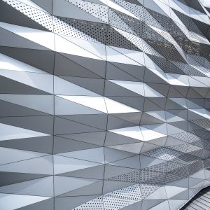 Cheap 3D Surface Aluminum Curtain Wall Panel High Strength Edge Customized wholesale