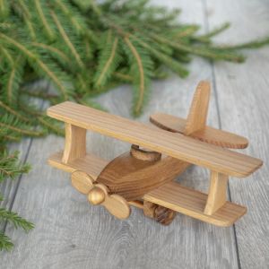 Demountable Handmade Wooden Toys Small Wooden Airplane For Children