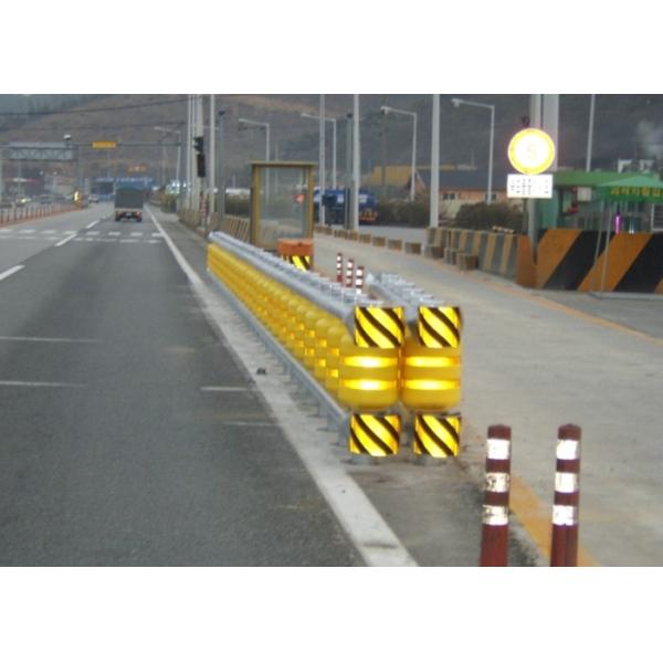 Tunnel Portal Roller Crash Barrier , Guardrail Safety Rolling Guard Barrier