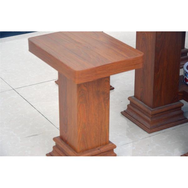 Wooden Grain Classic Aluminum Chair Eco Friendly Waterpoof Furniture