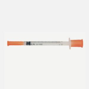 China Sterile Non - Toxic, Pyrogen Free Disposable Insulin Syringe With 27 - 30G Needle WL7003 on sale