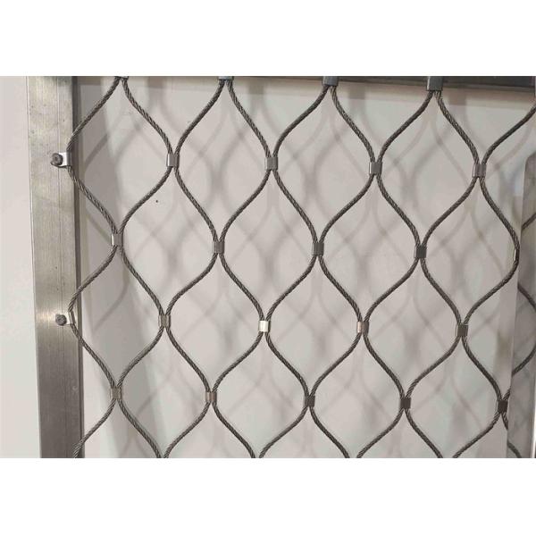 Customizable Stainless Steel Rope Mesh SS316 1.5mm For Building Protection