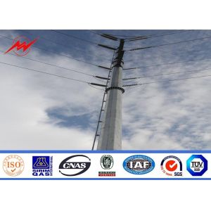 Cheap 132KV hot galvanization electrical power pole for electrical line wholesale