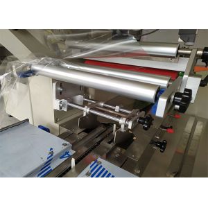 Bread Bakery Biscuit Packing Machine 70 Bags Per Minute 40mm-160mm Bag Width