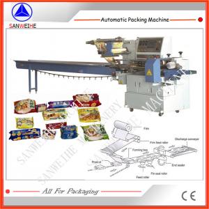 China SWSF 450 Servo Motor Flow Wrapping Machine Toothpick Packing Machine on sale