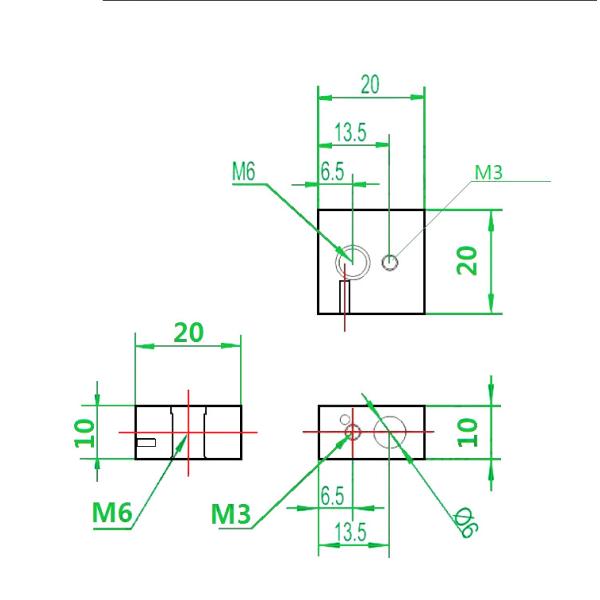 MK7 3D Printer Heater Block