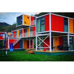 3 Layers Prefab Commercial Buildings , Flexible Assembly Commercial Steel