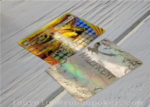 China Artwork Cards For Games , Flash Card Material Warp In Deck Round Corner Blackjack Size on sale