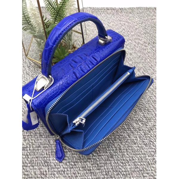 Fashion Genuine Crocodile Leather Women Small Mini Handbag Lady Purse Authentic Alligator Skin Female Cross Shoulder Bag