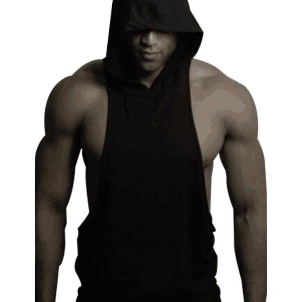 Hollow Men Workout Tank Top Fitness Sleeveless Breathable Undershirt