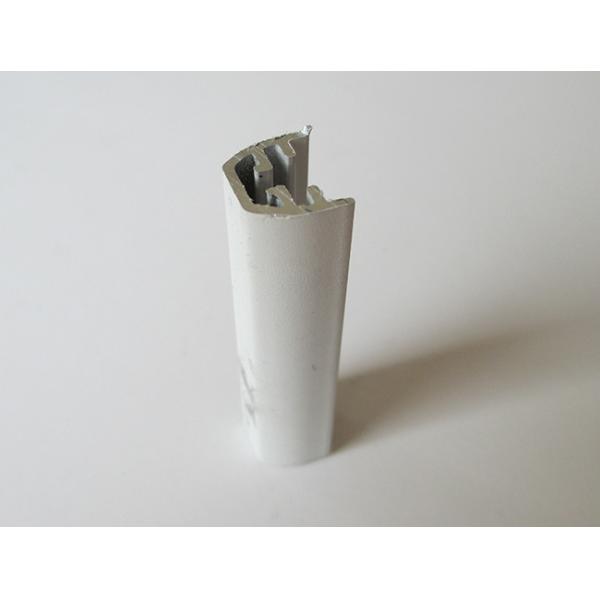 Pure White Powder Coated Aluminum LED Strip Profiles For Small Size LED