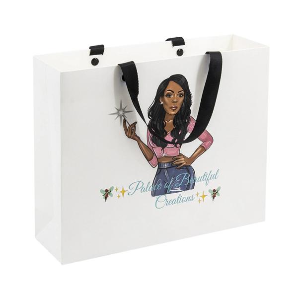 250gsm-1500gsm Duplex Grey Board Paper Garment Bags Necklace Packaging Bags