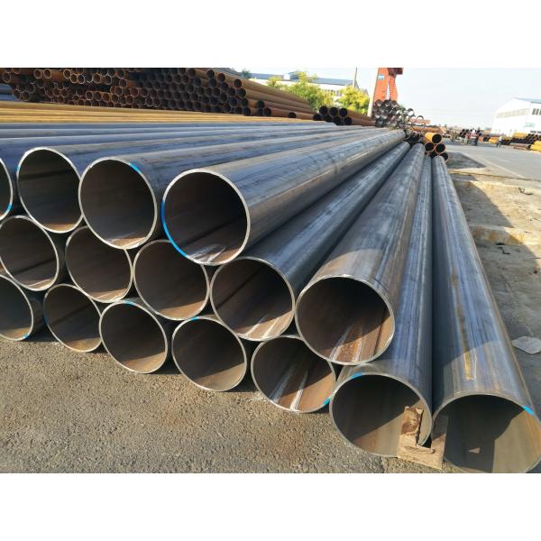 610mm EN10210 EN10219 S355JRH Black ERW Steel Pipe