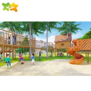 Buy cheap Custom Size Kids Outdoor Playground Equipment Garden from wholesalers