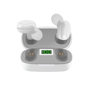 Portable TWS Earphone with LCD Screen OEM Blue Tooth 5.0 Headphone for Cell