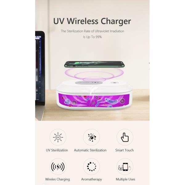 Multifunction 15W UVC Cell Phone Sanitizer Charger
