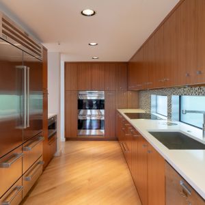 Cheap Brown Wood Veneer Kitchen Cabinet Complete Full Home Custom wholesale