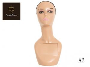 Cheap A2 Female Mannequin Head Without Shoulders Rigorous Workmanship For Hat Display wholesale