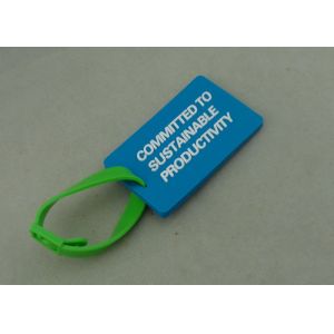 Business Promotion Promotional PVC Keyring Rubberized 4.0 Mm Thickness