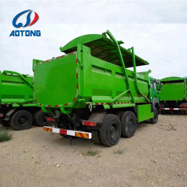 15 Ton Diesel Construction Waste Transport Tipper Truck with Truck Body Cover