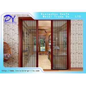 Roller Insect Retractable Invisible Screen Door Aluminum Profile