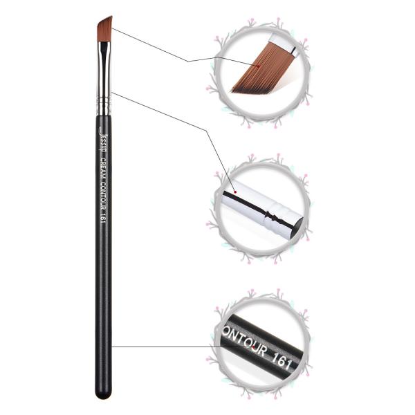 Sloped Edge Jessup Makeup Brushes Angle Shaped Cream Contour Brush
