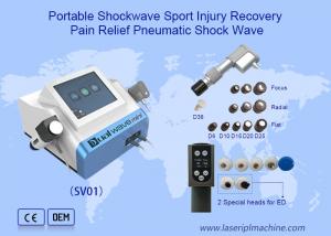 China 2in1 Electromagnetic Pneumatic Portable Shockwave Therapy Machine For Ed Fat Removal on sale
