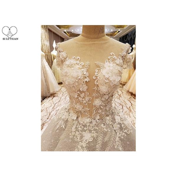 Sexy Tailor Made Prom Dresses , Grey Lace Evening Gown Deep V Neck Back