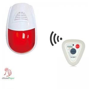Cheap wireless alarm system call button pager and light sound device wholesale