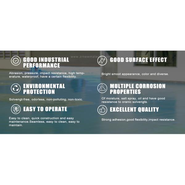 Waterproofing Self Leveling Epoxy Floor Coating Anti Abrasion Garage Epoxy Paint