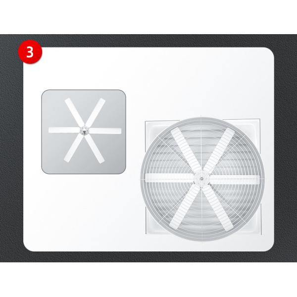 DHF FRP industrial heavy duty factory workshop exhaust fans greenhouse ventilation fans price supplier in China