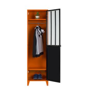 Hotel Bedroom Furniture Metal Wardrobe Cabinet Modern Style