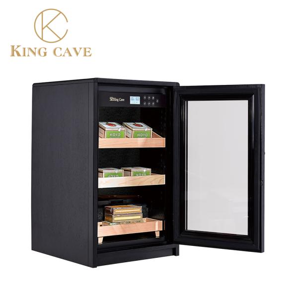 Electric Cigar Cabinet With Stable And Durable Humidifying Cooling System Electric Cigar Cooler Humidor With Stable Humidifying Cooling System