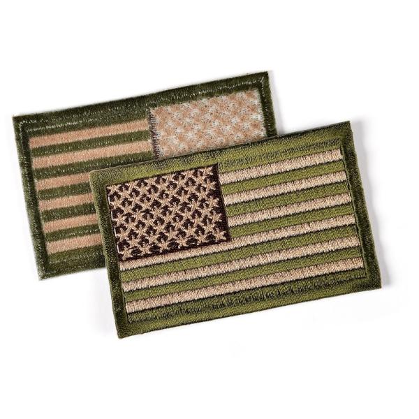 Custom Military Embroidered Badges / Twill Fabric Velcro Hat Patches