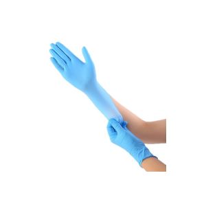 Universal Non Sterile Gloves , Anti Bacteria Disposable Blue Latex Gloves