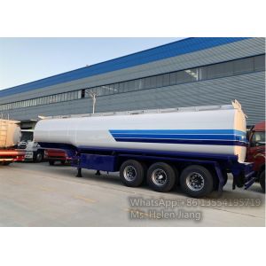 China 45m3 Tri Axle Q235 Carbon Steel Fuel Truck Trailer on sale