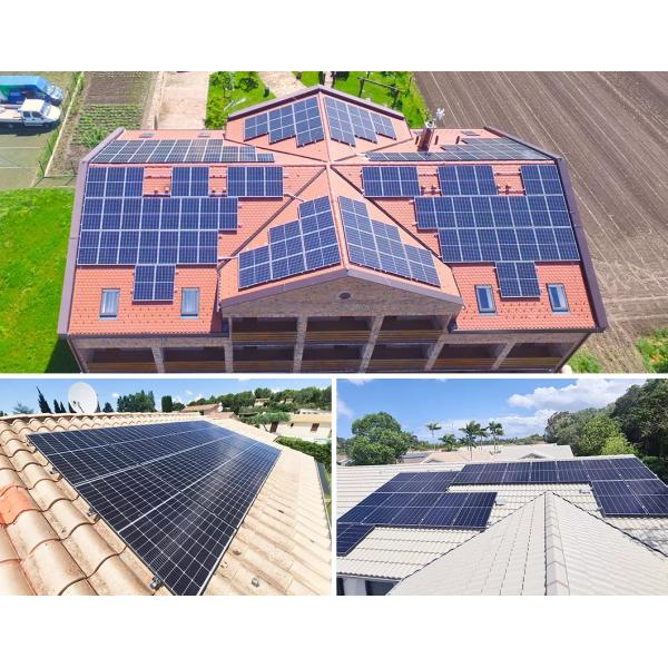 Rotterdam Warehouse 166mm Half Cut Cell 144 Cells Solar 500 Watt Solar Panel For Resisdential Home Use 400 Watt Solar Panel