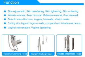 Cheap Dermatology Erbium Fractional CO2 Laser Machine Vaginal Skin Rejuvenation Laser Machine wholesale
