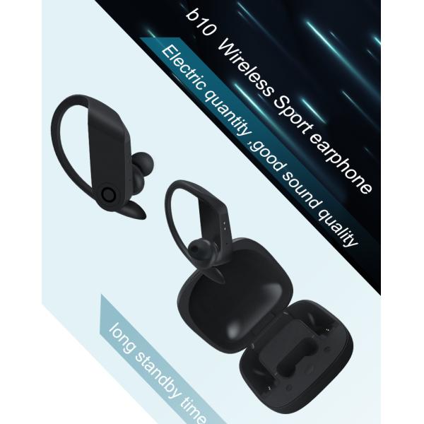 Ear Hook Transmission 10M 500mAh Sports Wireless Bluetooth Earbuds