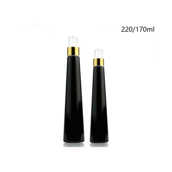 170ml / 220ml Empty PET Plastic Facial Toner Liquids Bottle With Pump Sprayer