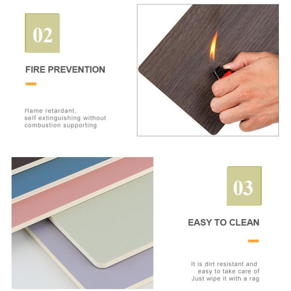 Moisture Proof Skin Feeling PVC Wall Panels Decorative Wood Veneer Panels