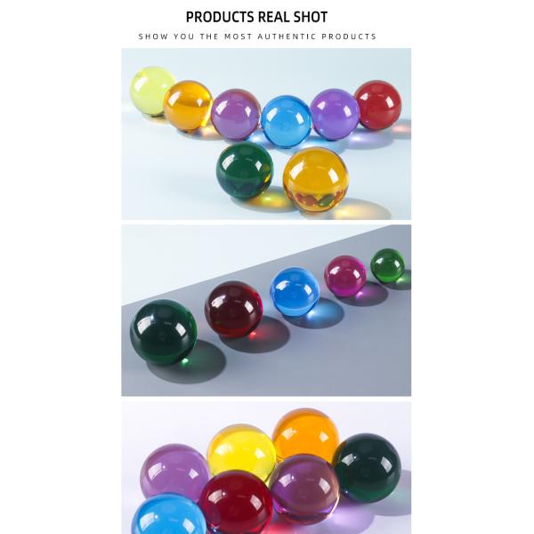 Customize clear acrylic balls large acrylic sphere Resin Colorful Balls Home Decor Acrylic Ball