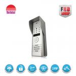 Morningtech wire Video door phone smart metal case door bell with waterproof