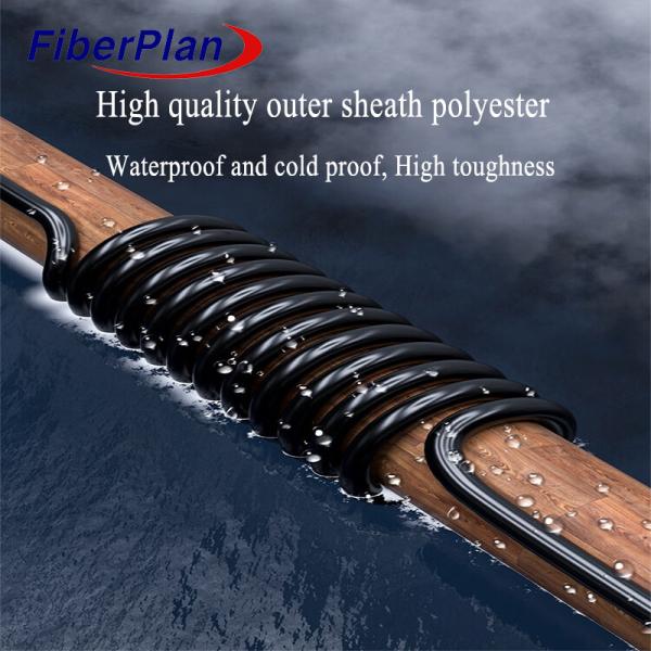 Outdoor Aluminum Tape Duct 6 8 12 24 48 72 96 144 Core Armoured Fiber Optic Cable GYTA