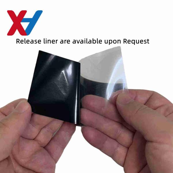 Black kapton polyimide tape with liner